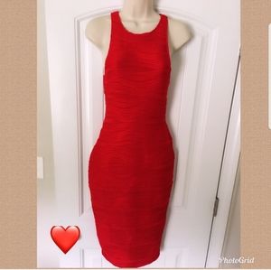 ❤Red bodycon dress❤